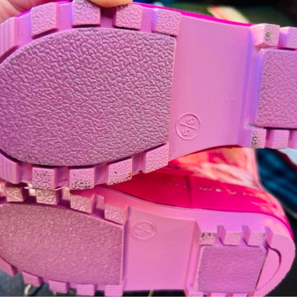 Minnie Mouse Toddler Girls Rain Boots, Sizes 5/6 NEW - Picture 6 of 9